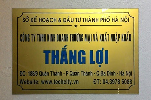 Làm biển hiệu công ty bền, đẹp, giá rẻ #1 thị trường hiện nay